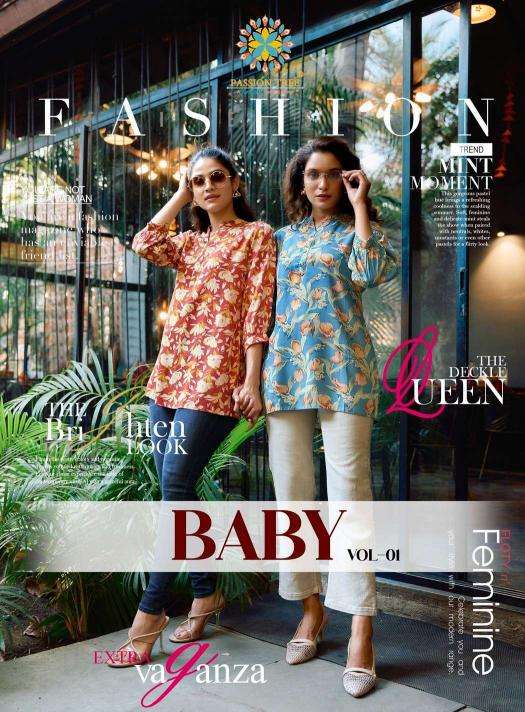 passion tree baby vol 1 series 1001-1008 Heavy Reyon Fabric wholesale kurti in surat 