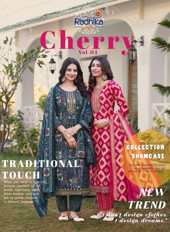 radhika cherry vol 4 series 4001-4008 MODAL PRINT wholesale salwar kameez in surat 