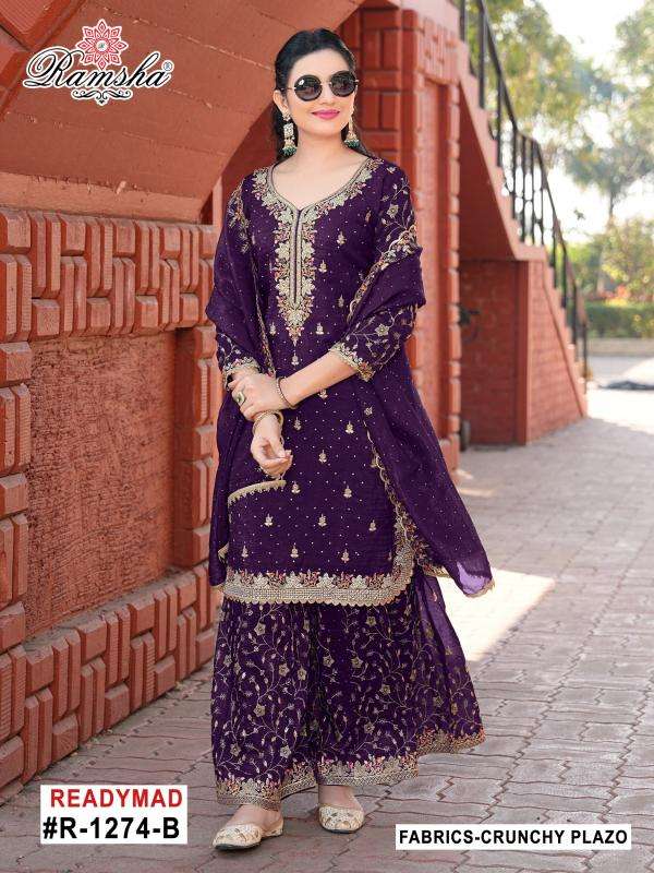 ramsha r 1274 nx crunchy wholesale salwar kameez in surat 