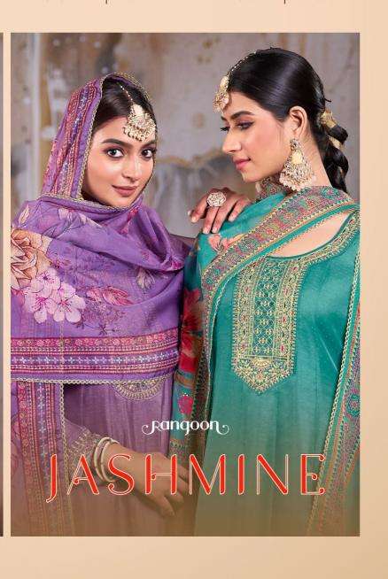 rangoon jashmine series 5831-5834 readymade silk wholesale salwar kameez in surat 