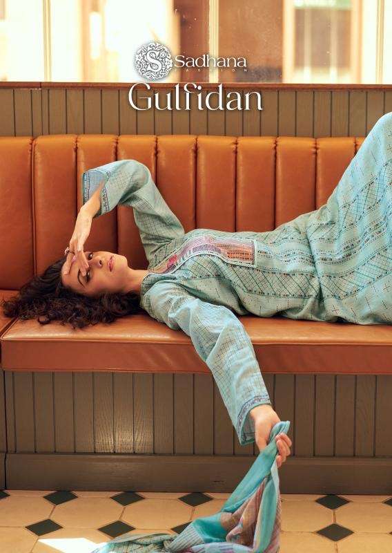 Sadhana gulfidan series 11269-11274 jam cotton wholesale dress