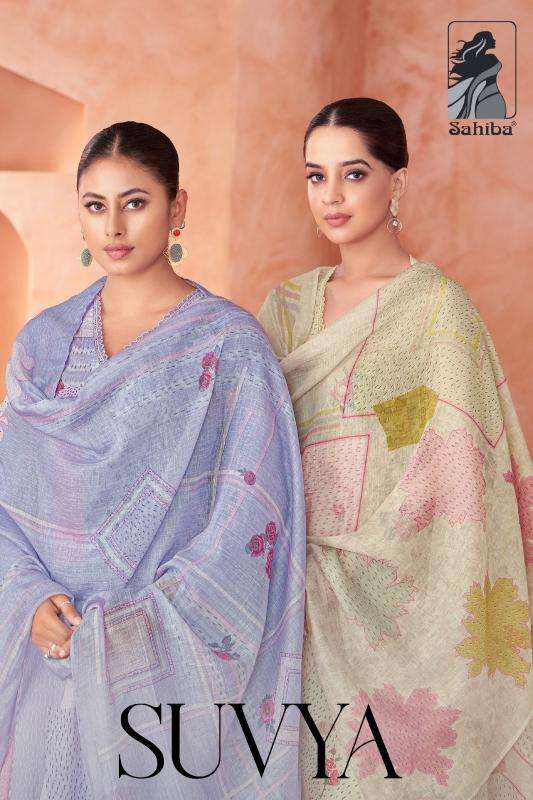 sahiba suvya cotton lawn wholesale salwar kameez in surat 