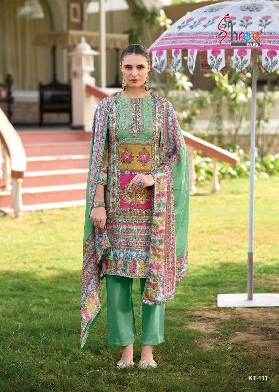 shree fabs kt 111  viscose muslin model pakistani dress