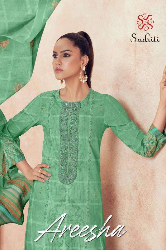 sudriti sahiba areesha cotton lawn wholesale salwar kameez in surat 