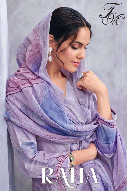 t&m raha PURE COTTON LAWN wholesale salwar kameez in surat