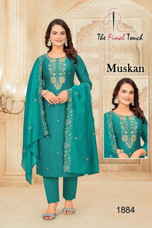 the final touch muskan series 1883-1890 ROMAN wholesale salwar kameez in surat 