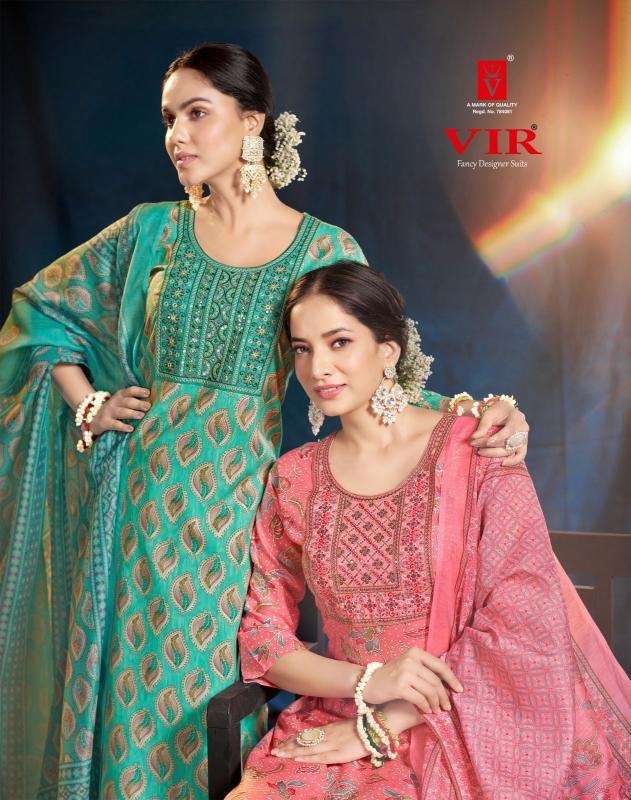 Vir riwa vol 1 series 1001-1008 rayon wholesale salwar suit