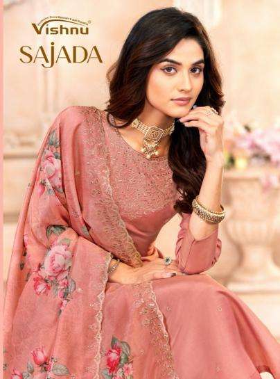 vishnu sajda series 8001-8012 SIMMER wholesale salwar kameez in surat 