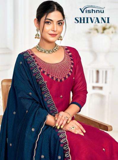 vishnu shivani series 2001-2012 vichitra silk wholesale salwar kameez in surat 