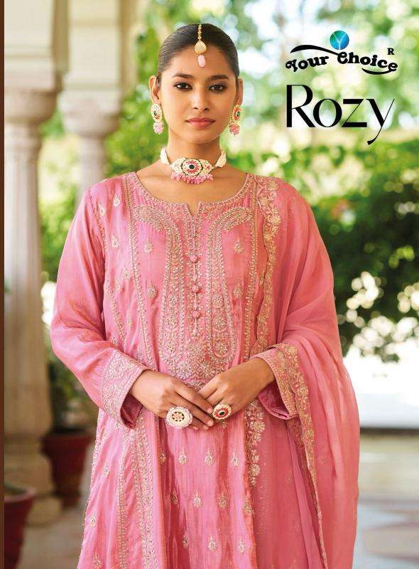 your choice rozy series 1001-1002 Simmer wholesale salwar kameez in surat 