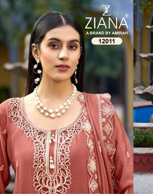 ziana 12011 chinon silk wholesale salwar kameez in surat 