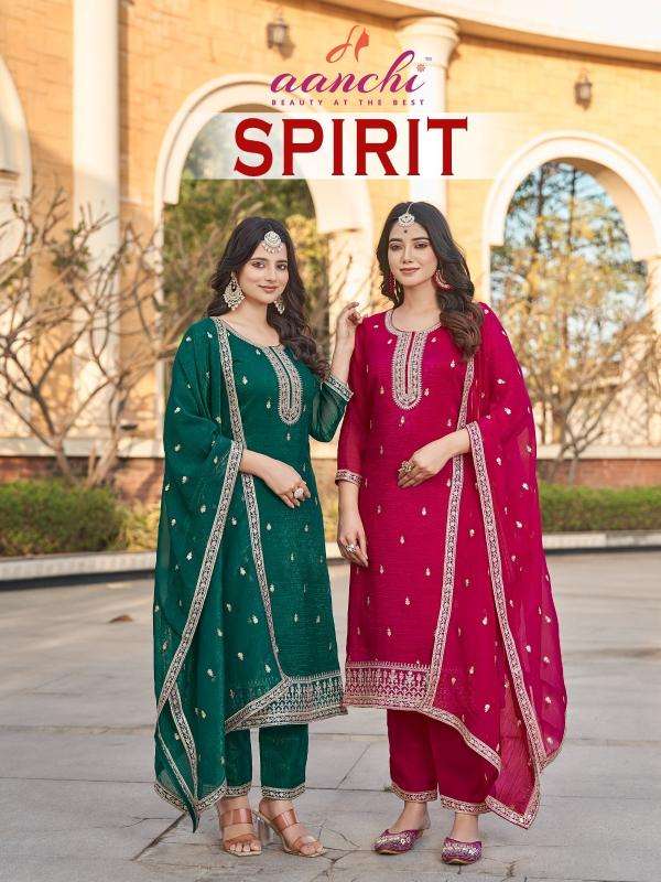 aanchi spirit CRUNCHY wholesale readymade suit 