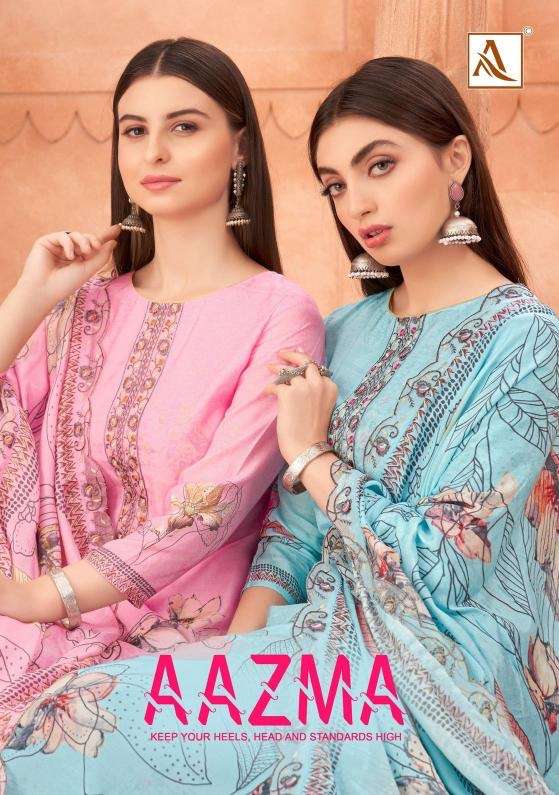 Alok aazma series 108001-108004 viscose muslin wholesale suit