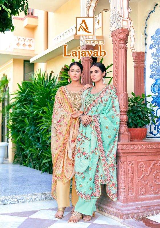 Alok suit lajavab vol 2 series 129001-129008 jam cotton wholesale suit