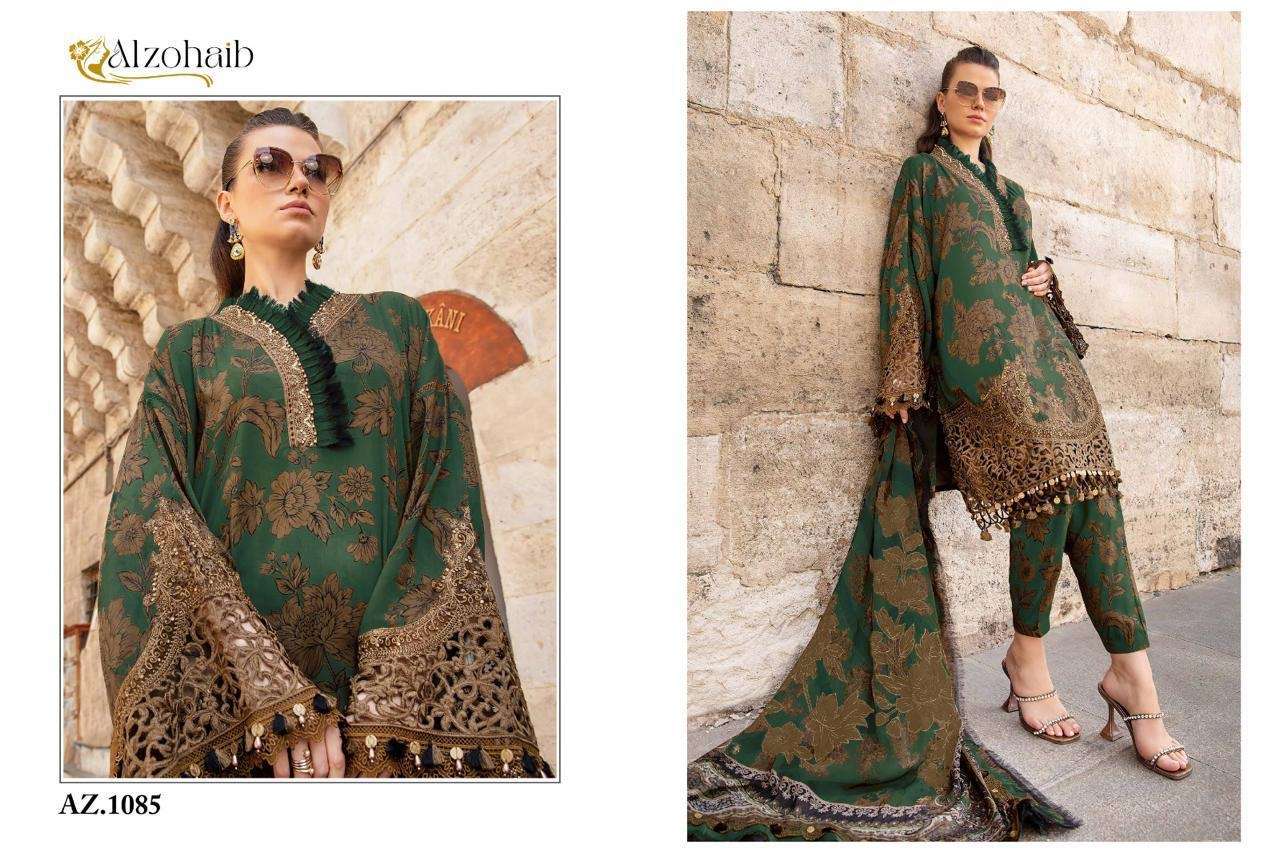 Alzohaib series 1084-1085 pure cotton wholesale suit