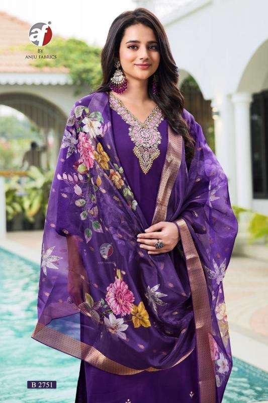 Anju fab b 2751 modal silk wholesale suit