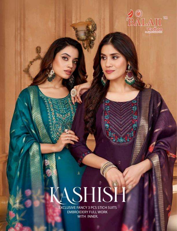 Balaji cotton kashish series 1001-1008 cotton wholesale suit