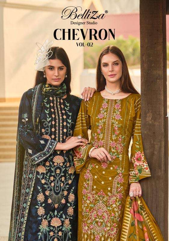 Belliza chevron vol 2 series 807001-87006 cotton wholesale suit