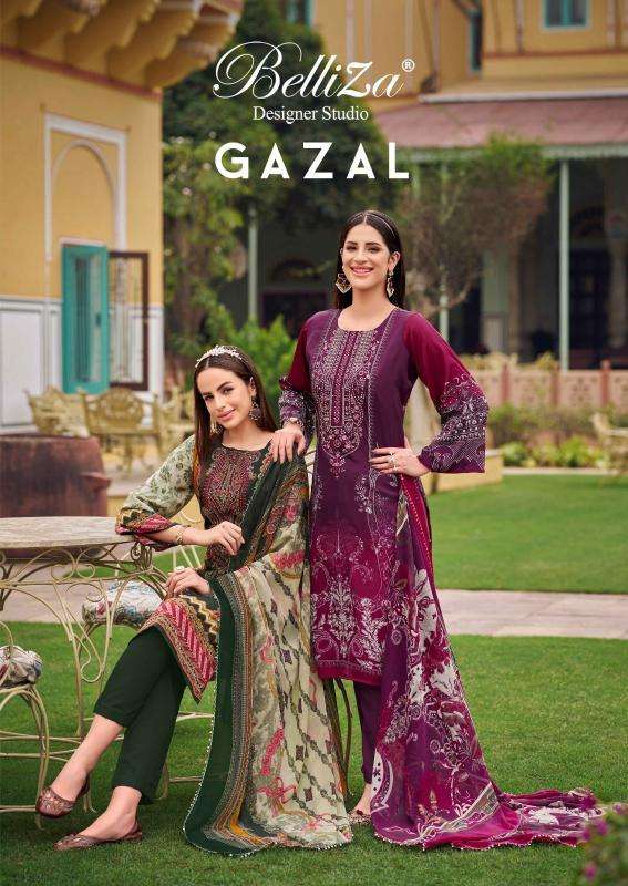 belliza gazal crepe hit wholesale salwar suit 