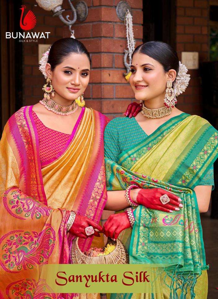 Bunawat  Sanyukta Silk series 1001-1006 SILK wholesale saree