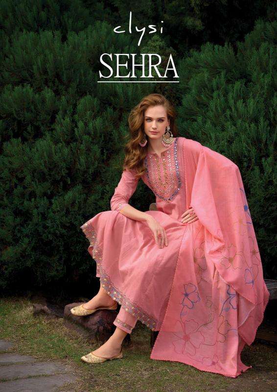 Clysi sehra series 01-04 cotton weaving wholesale suit