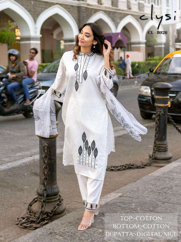 Clysi series 8023-8025 cotton wholesale suit