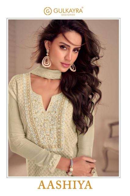 Gulkayra aashiya series 7515 georgette wholesale suit