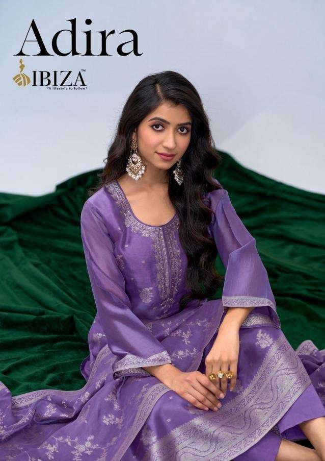 Ibiza adira series 1665-1668 kosa silk jacquard wholesale suit