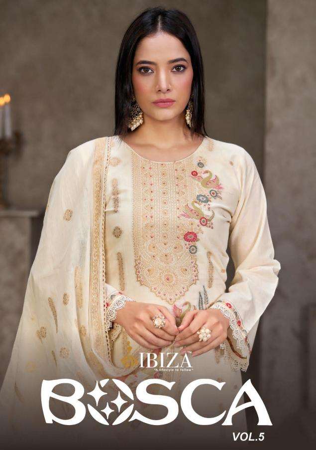 Ibiza bosco vol 5 series 2111-2113 lawn cotton wholesale suit