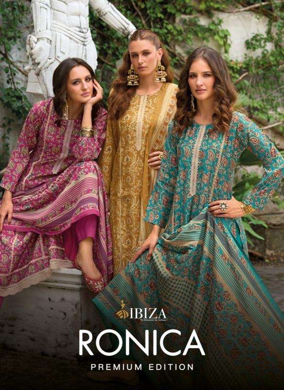 Ibiza ronica series 11001-11008 viscose muslin wholesale suit