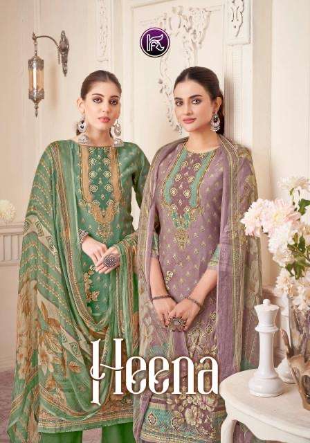 Kala fashion heena series 40001-40004 modal print wholesale suit