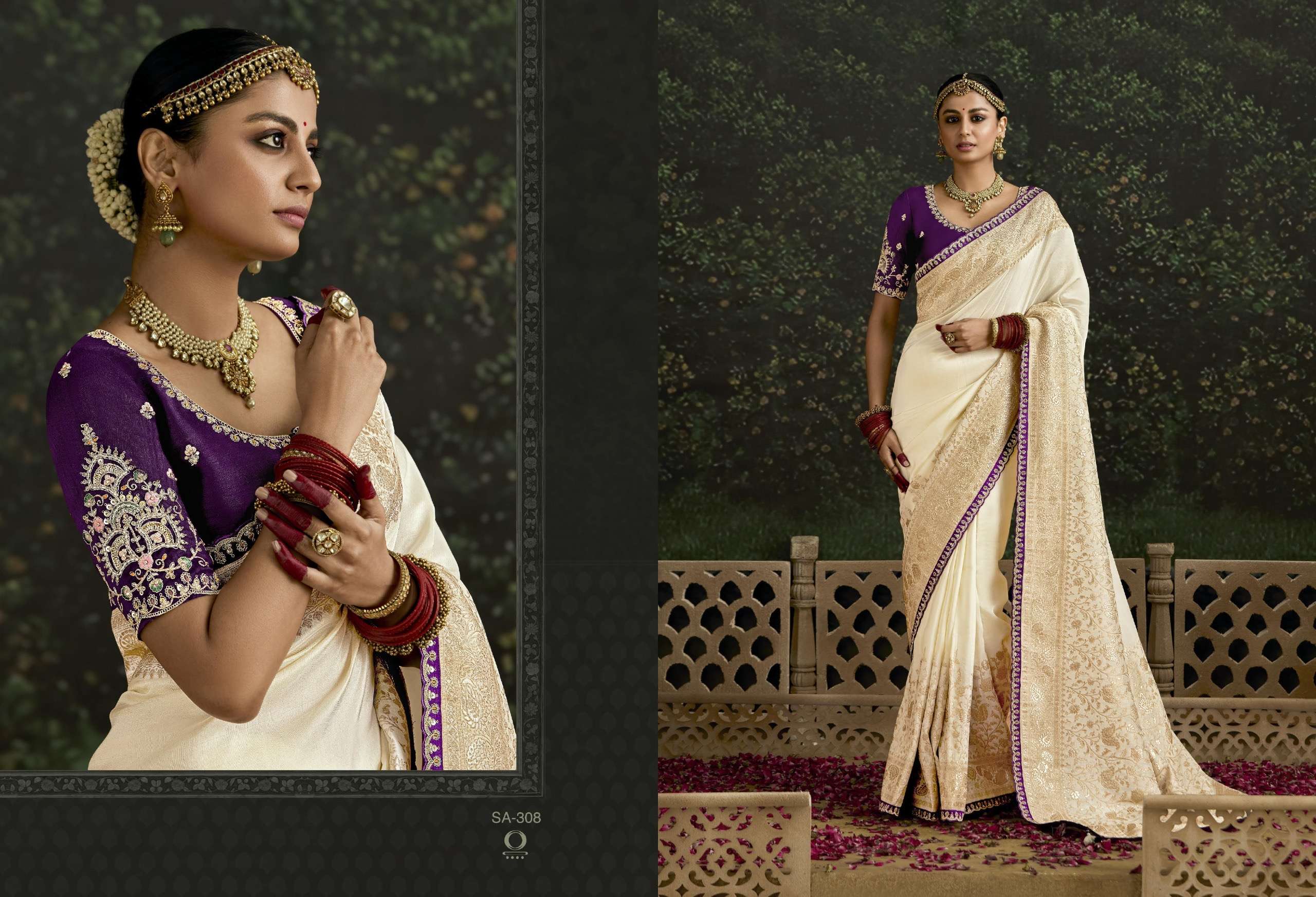 Kimora baisaa series 308-318 dola silk wholesale saree