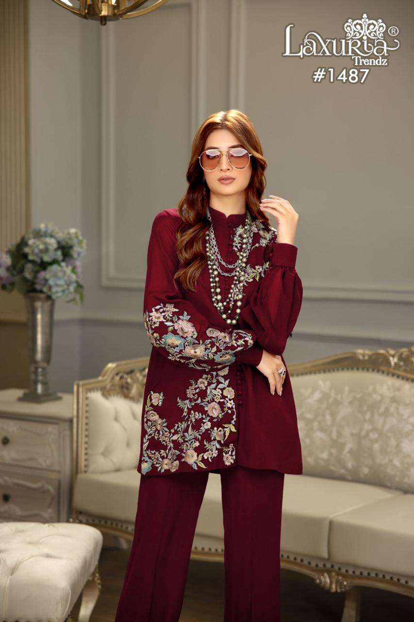 laxuria trendz 1487 Fox Georgette cor-ord sets