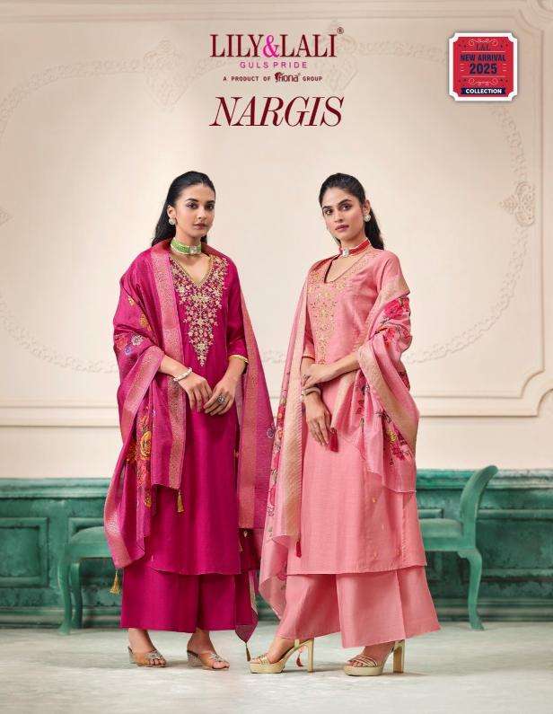 lily & lali nargis series 25001-25006 roman butti wholesale suit