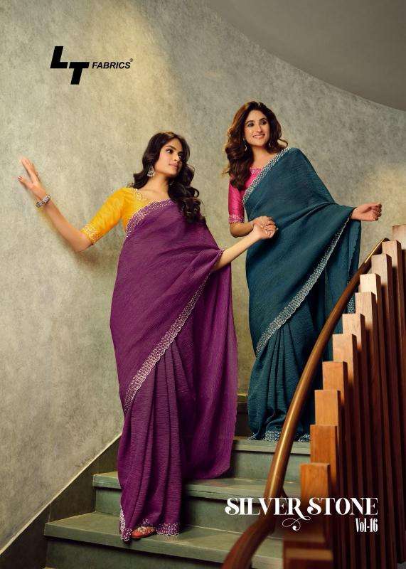 lt fashion silver stone vol 16 series 1601-1604 COSMOS wholesale saree