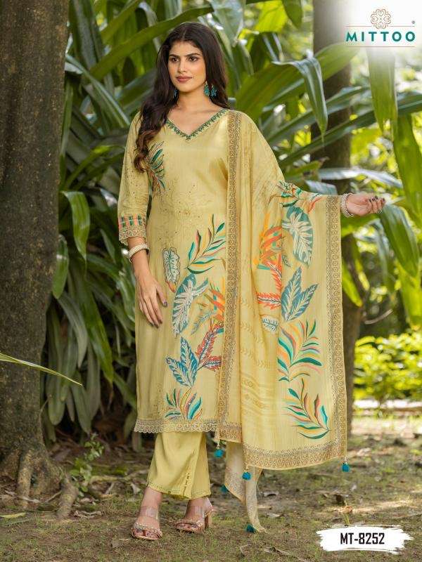 Mittoo mt 8252 muslin print wholesale readymade suit