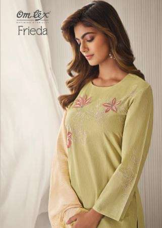 Omtex frieda series 7061 lawn cotton wholesale suit