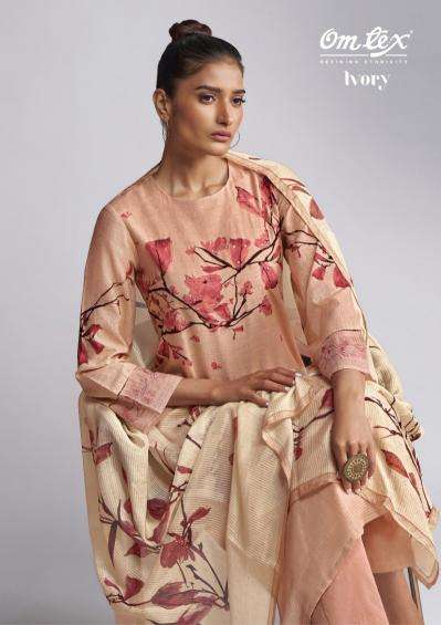 Omtex ivory series 6911 linen cotton wholesale suit