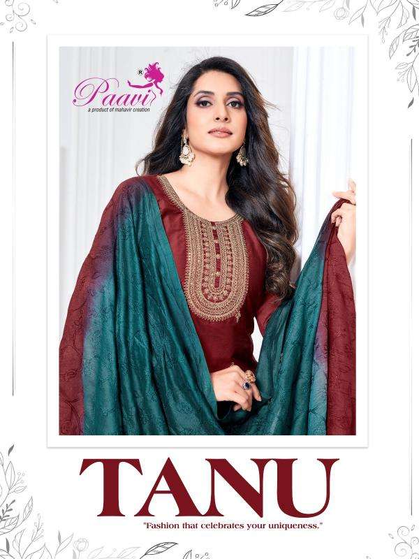 Paavi tanu series 1001-1006 liva silk wholesale suit