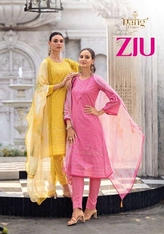 Rang fashion ziu series 1001-1004 viscose linen salwar suit