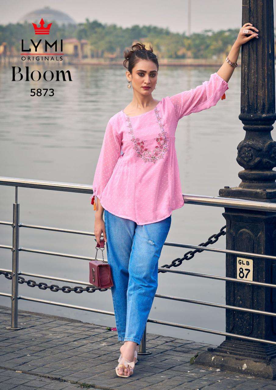 Rangoon bloom series 5871-5876 georgette wholesale tops