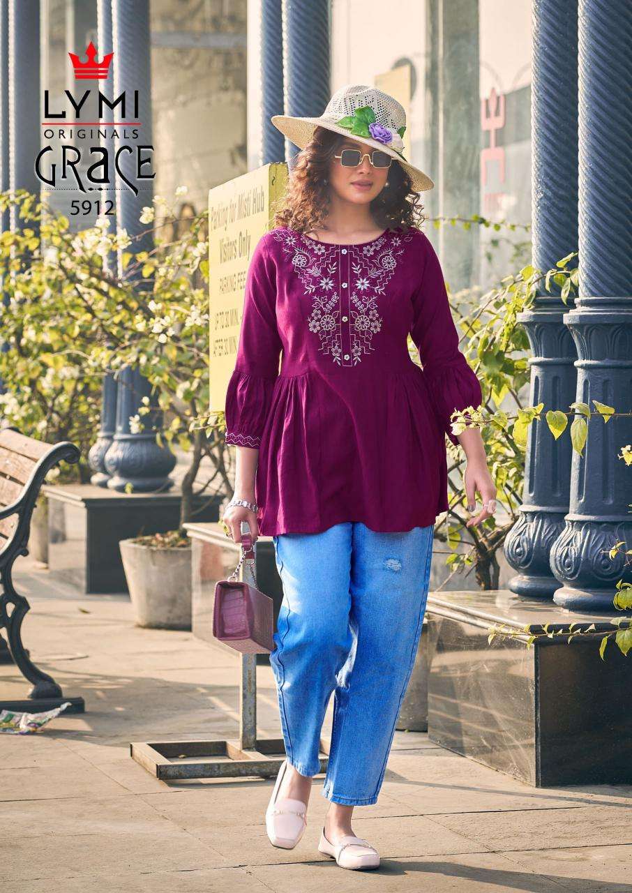 rangoon grace series 5911-5914 viscose wholesale western tops 