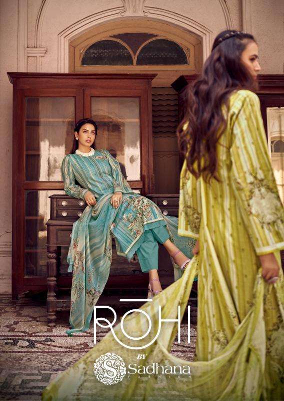 Sadhana fashion rohi series 11434-11439 lawn cotton wholesale suit