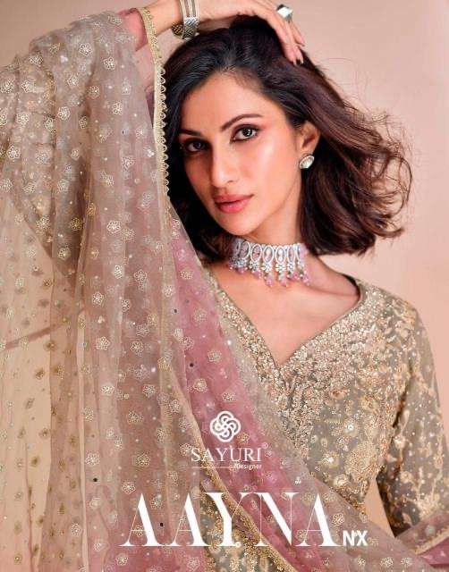 Sayuri aayna nx series 5671-5673 georgette wholesale suit