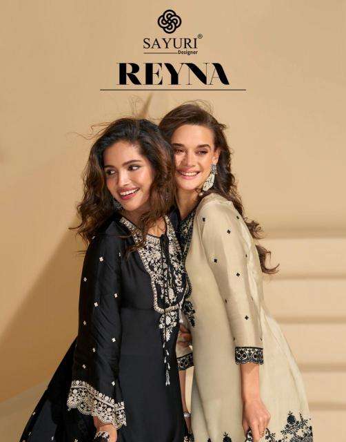 sayuri reyna series 5812-5813 chinon silk wholesale suit 