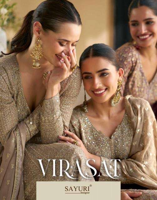 Sayuri virasat series 5803-5805 georgette wholesale suit