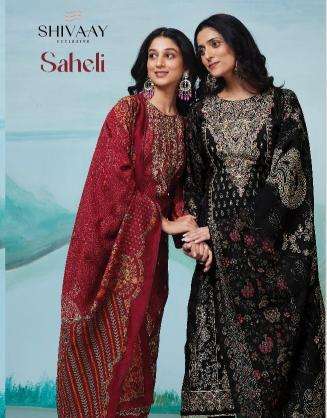 shivaay saheli series 15517-15520 muslin wholesale suit 