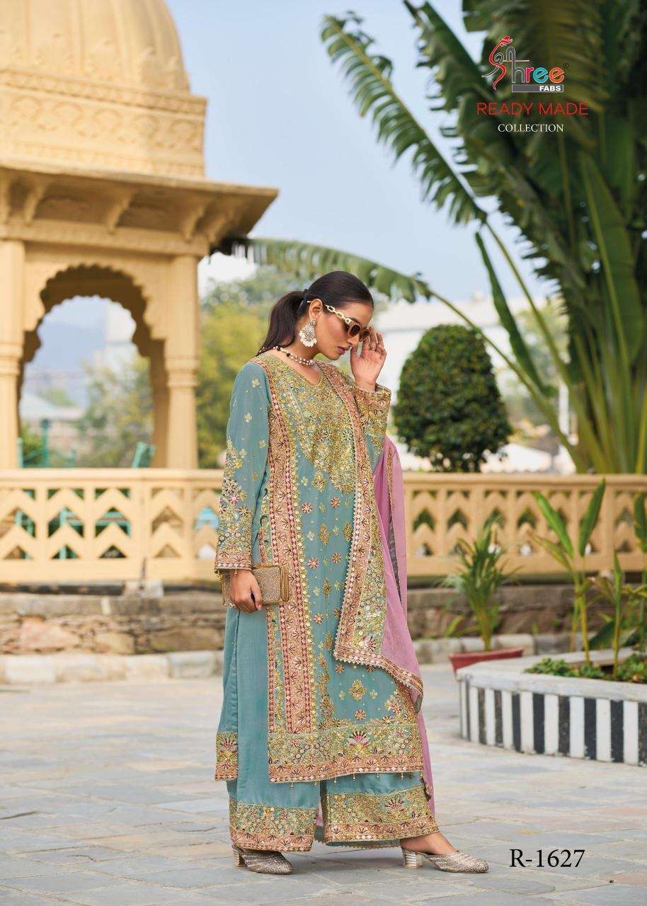 Shree fabs 1627 ragga chiffon wholesale pakistani suit