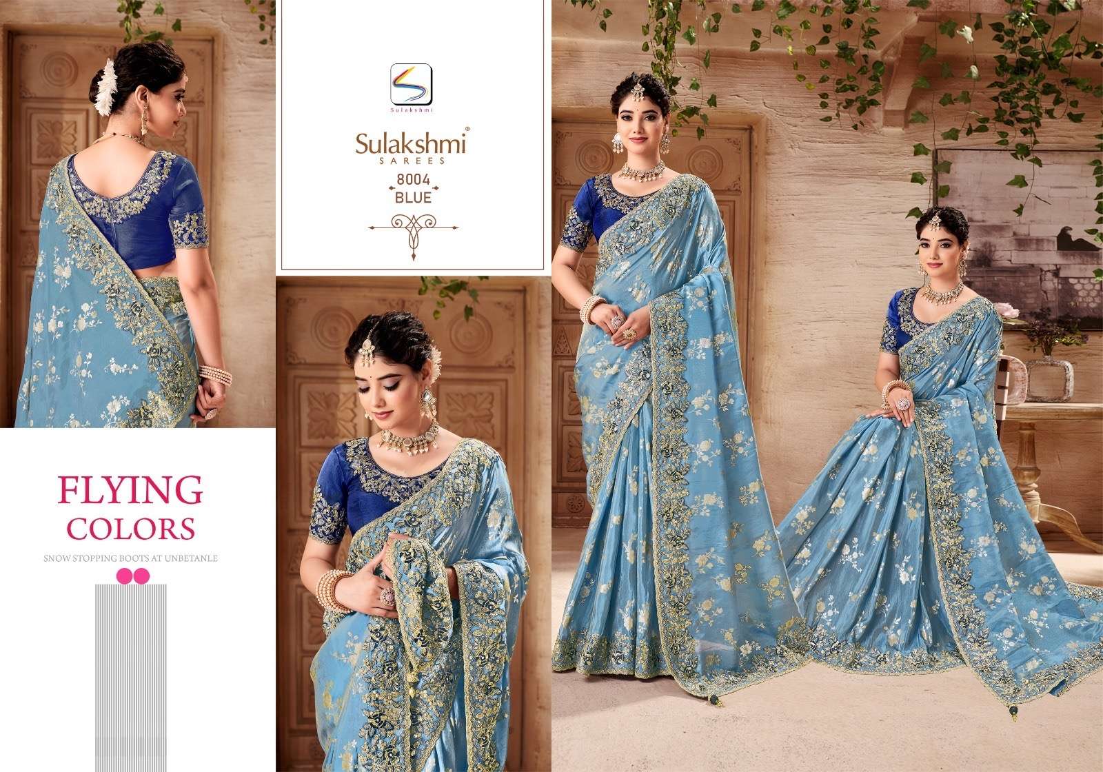 Sulkashmi new colors designer fancy wholesale saree