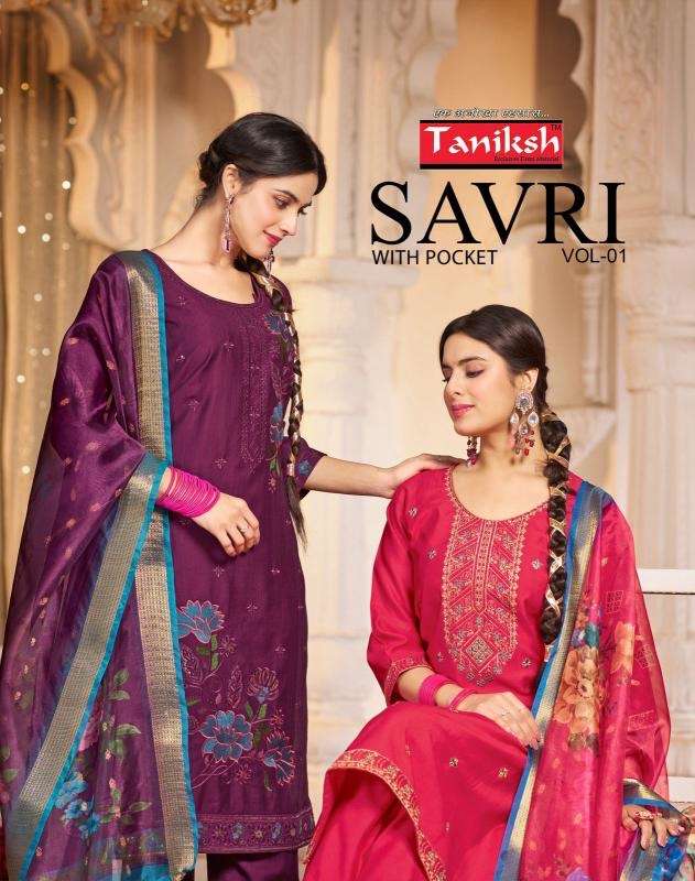 Taniksh savri vol 1 series 1001-1008 vertical wholesale suit